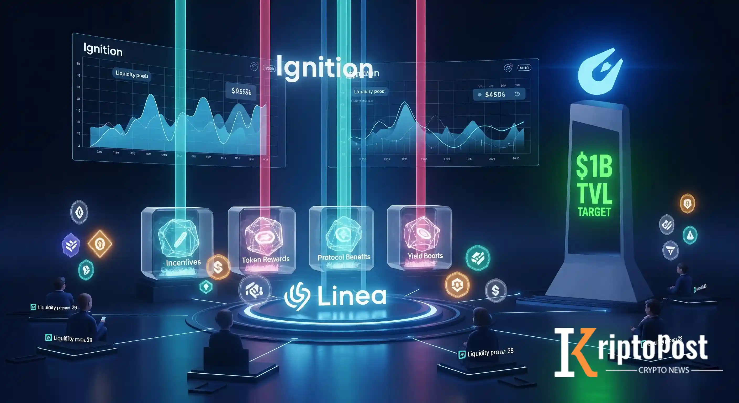 Linea Likidite Sağlayıcıları İçin Ignition Ödül Programını Başlattı: 1 Milyar Dolar TVL Hedefleniyor