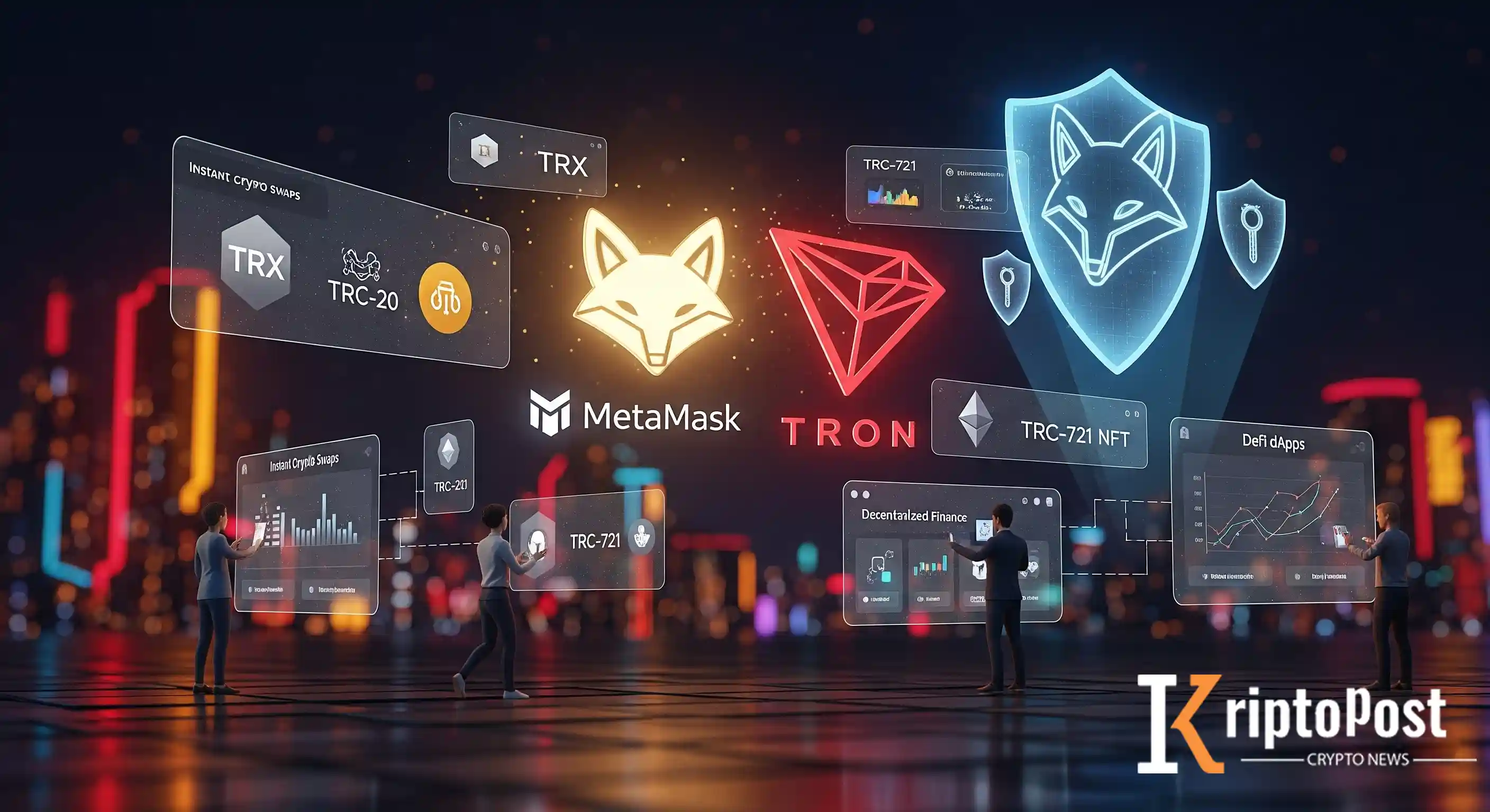 MetaMask Tron'un 26 Milyar Dolarlık Ekosistemine Yerel Entegrasyonla Katılıyor