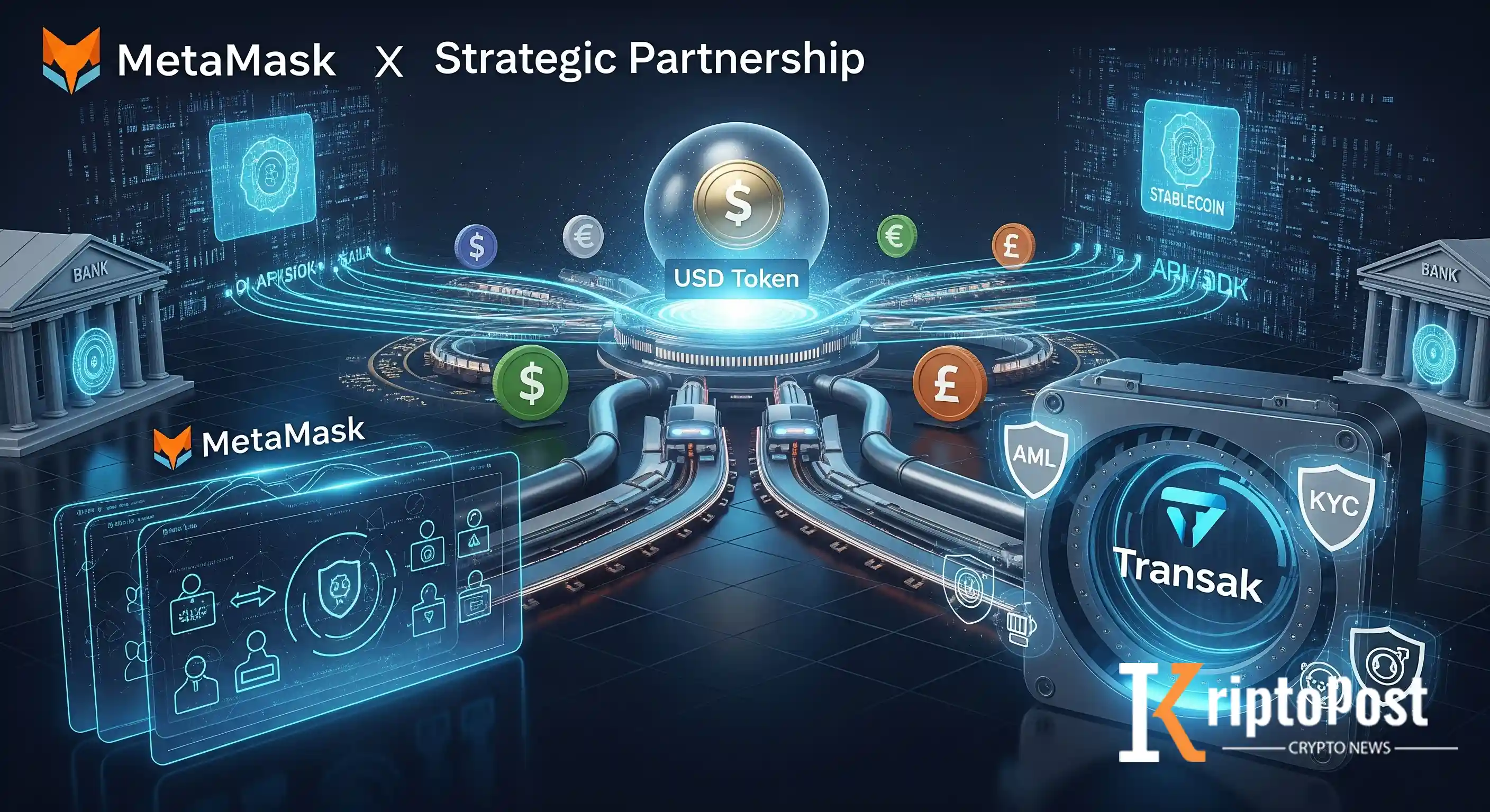 MetaMask Ve Transak Banka Benzeri Stablecoin Altyapısını Kuruyor