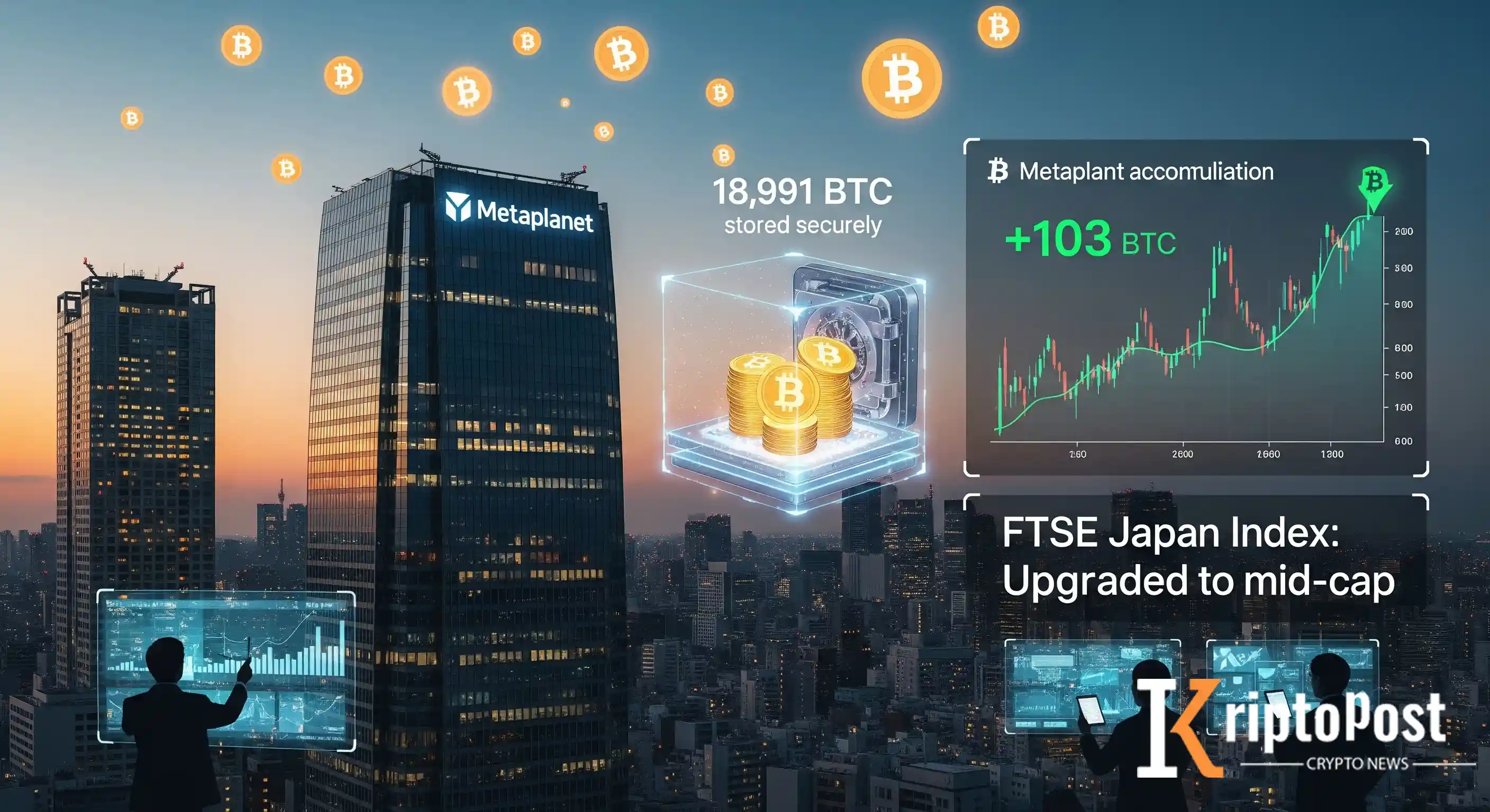 Metaplanet Japonya'da Bitcoin Rezervini Büyütüyor: Toplam 18.991 BTC'ye Ulaştı