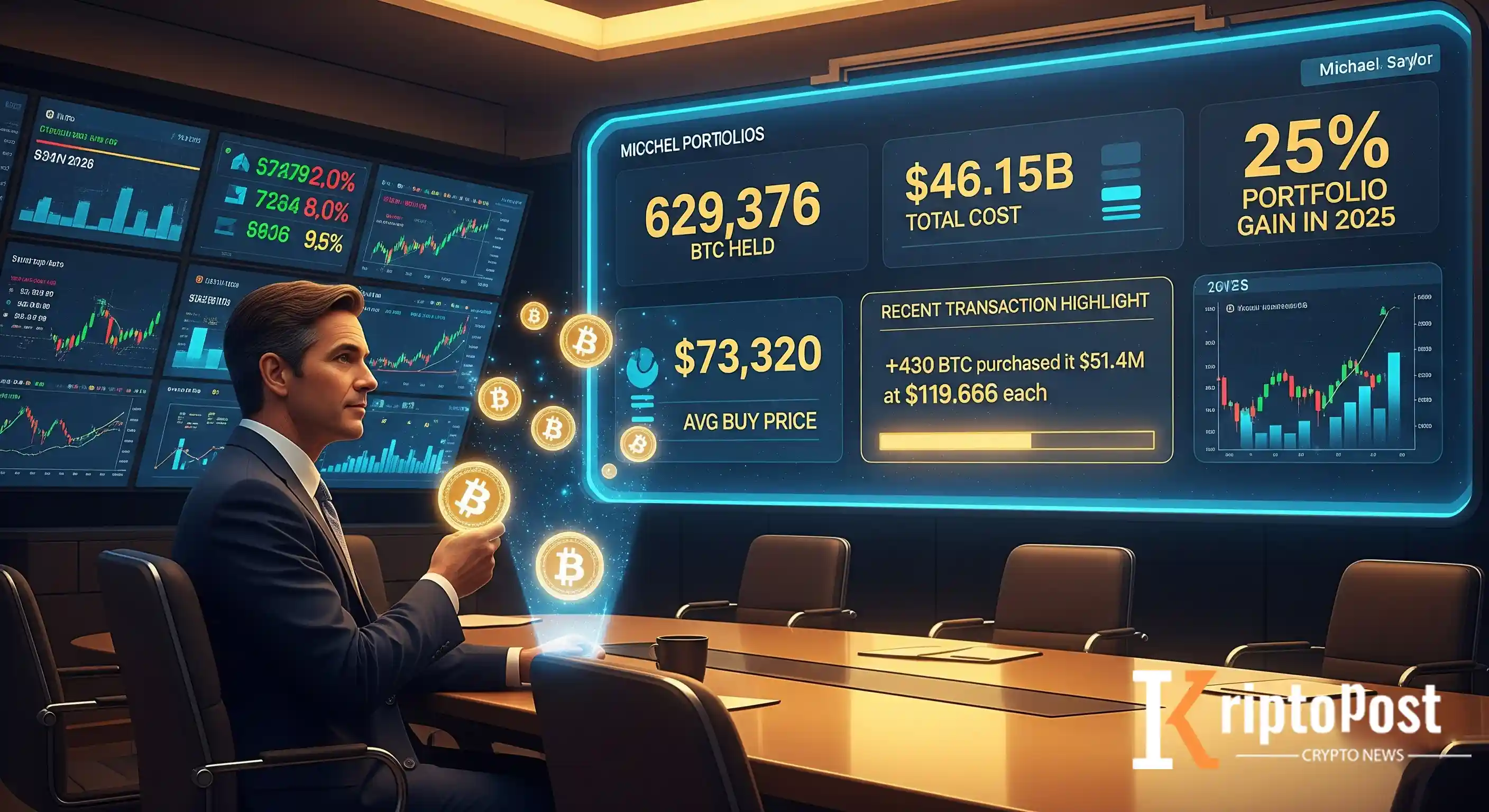 MicroStrategy Haftaya Yeniden Bitcoin Alımı Yaptı: Portföye Eklenen 430 BTC