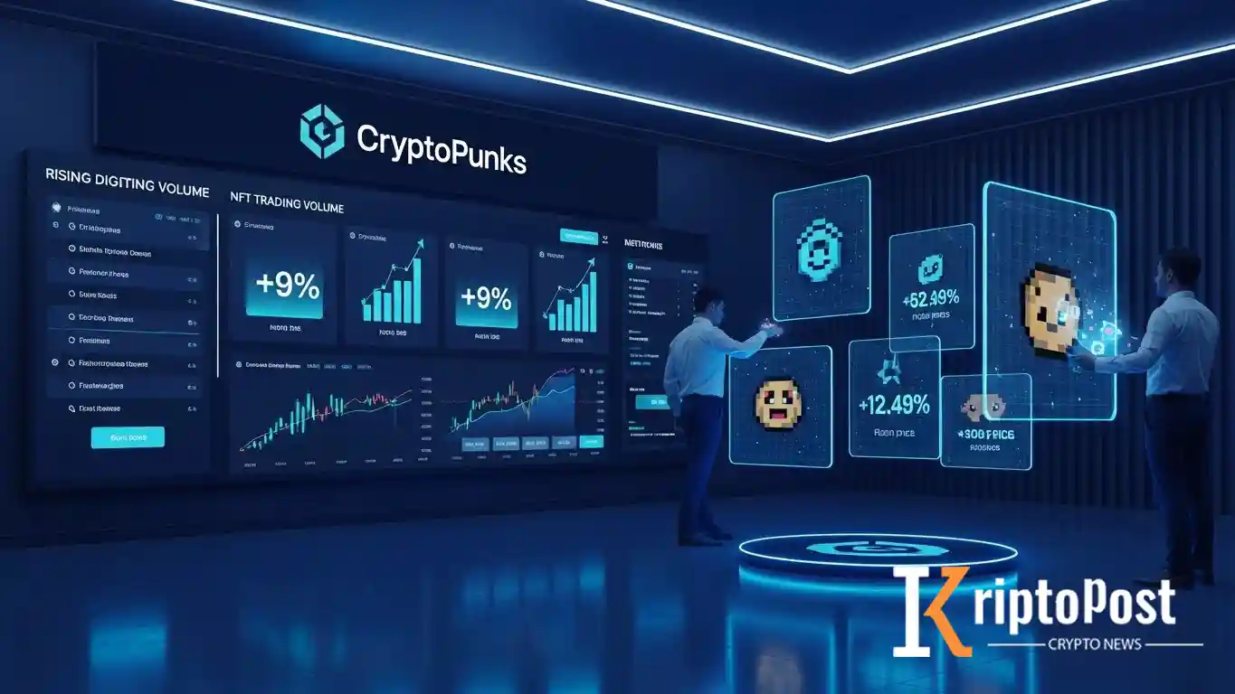 NFT Satışları %9 Artışla 77 Milyon Dolara Ulaştı, CryptoPunks Ilımlı Toparlanma Gösteriyor