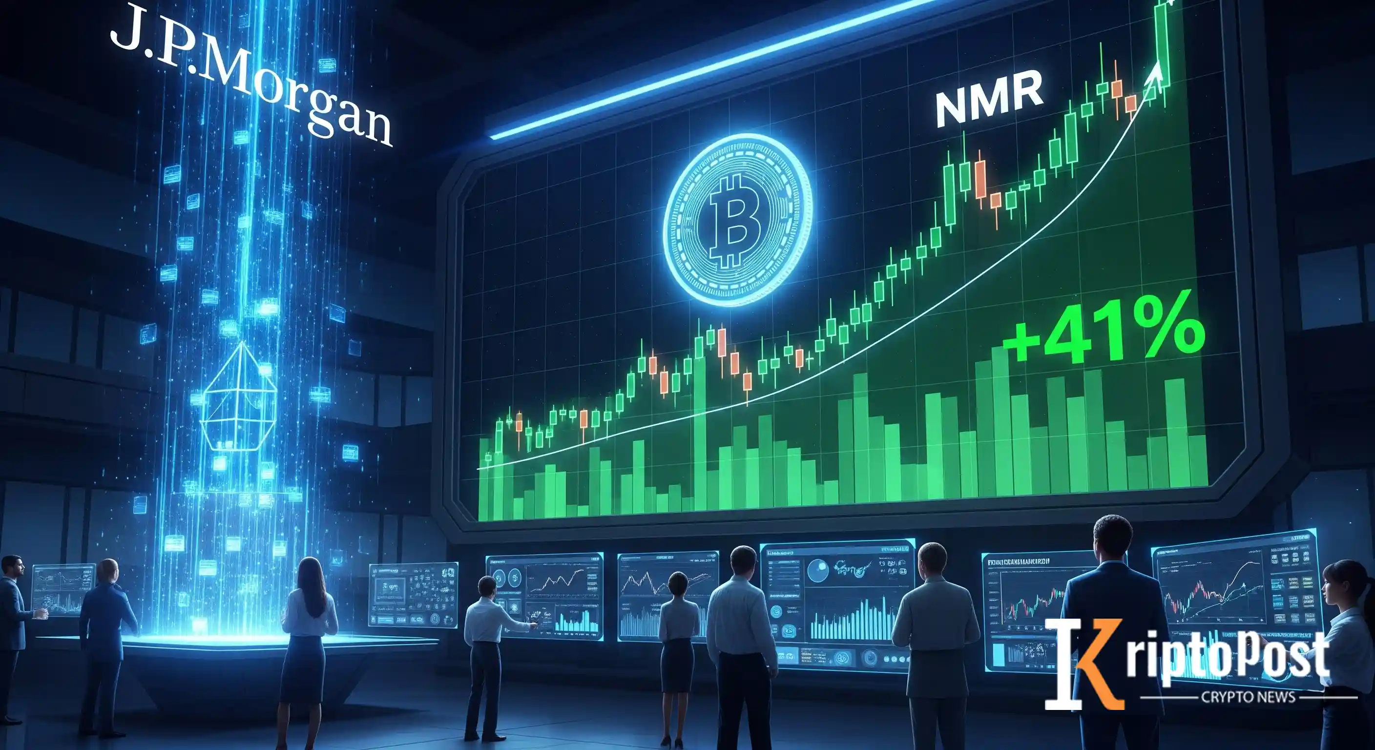 Numerai Kripto Yüzde 41 Yükseldi: JPMorgan'ın 500 Milyon Dolarlık Taahhüdü Piyasa Güvenini Artırdı