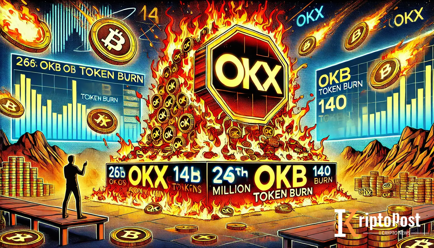 OKX, 26. OKB Yakımını Tamamladı: 140 Milyon Token Yok Edildi