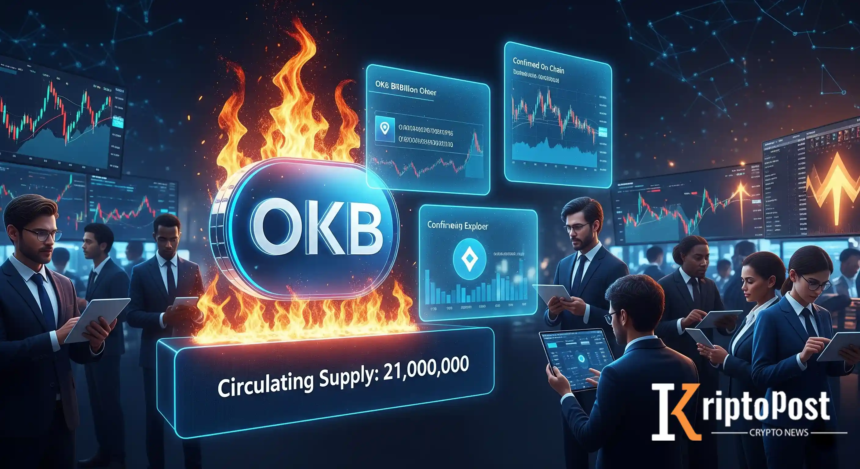 OKX, OKB Arzını 21 Milyona İndirdi: 26 Milyar Dolarlık Token Yakımı