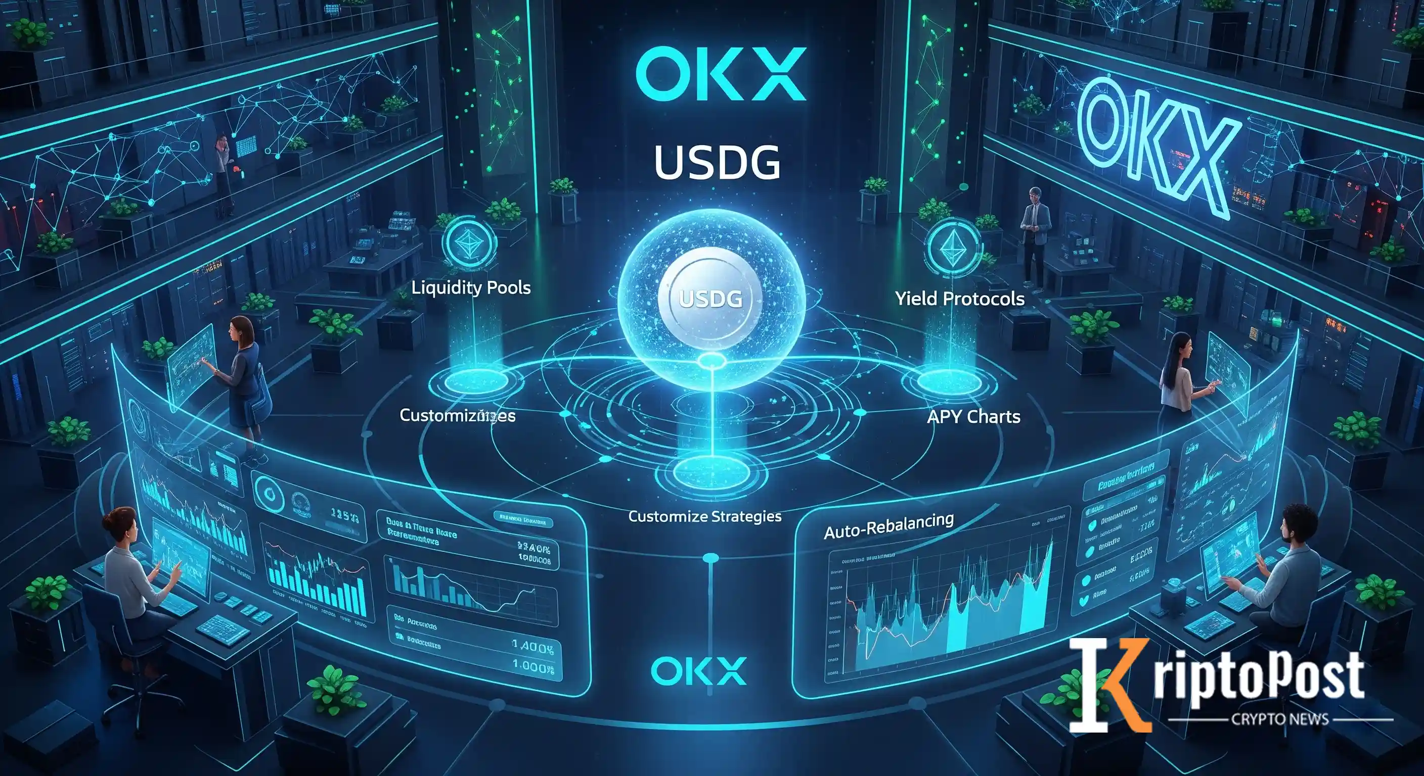 OKX USDG İçin Otomatik Kazanç Özelliğini Başlattı