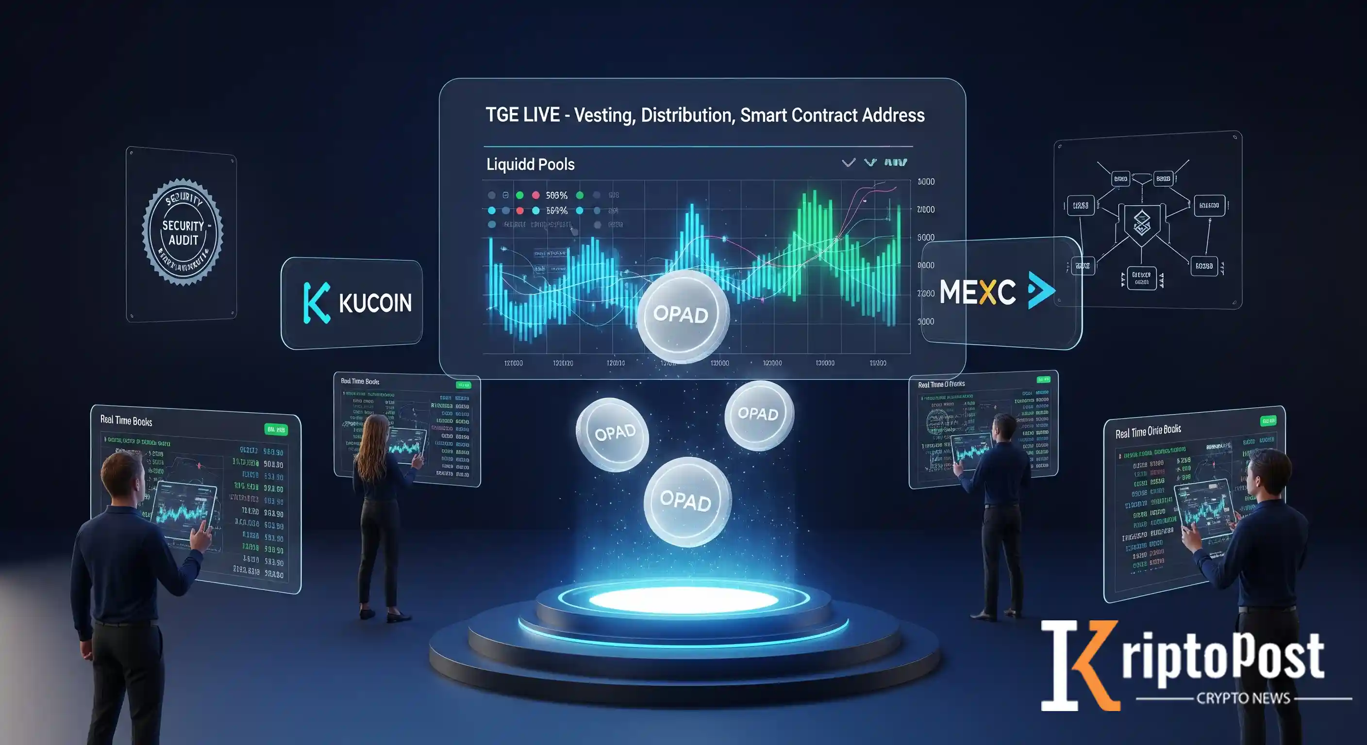 OpenPad AI OPAD Tokenı TGE ile Bugün KuCoin ve MEXC'te Piyasaya Sunuluyor