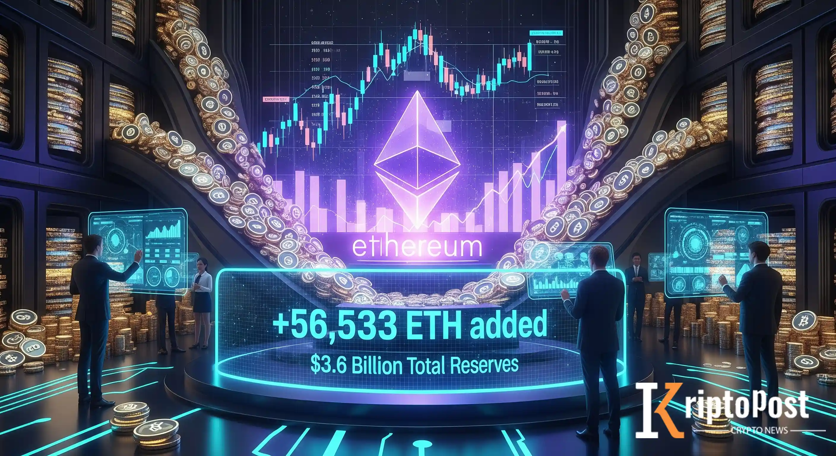 SharpLink Bir Haftada 56.533 ETH Ekleyerek Ethereum Rezervlerini 3,6 Milyar Doların Üzerine Taşıdı