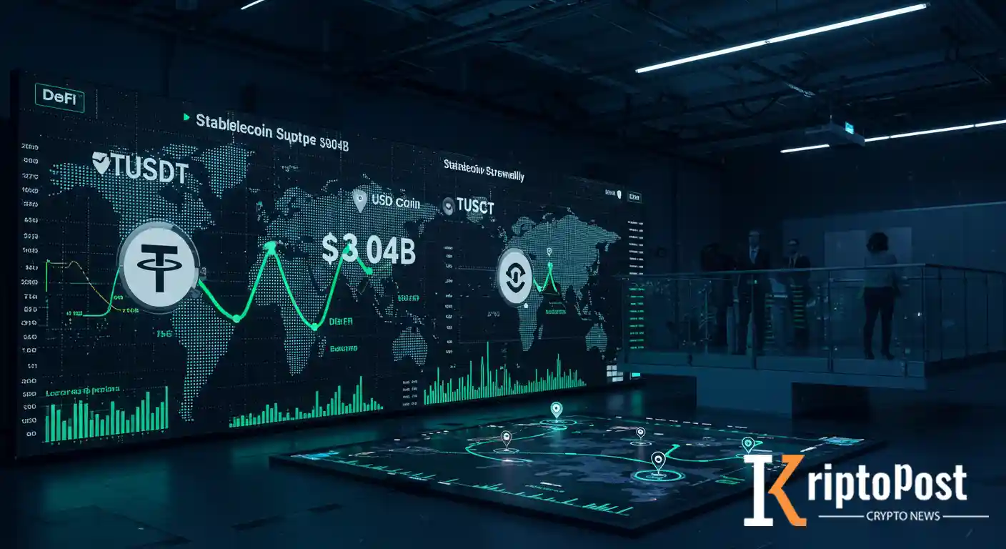 Stablecoin Arzı Piyasa Çöküşüne Rağmen 304 Milyar Dolarla Rekora Ulaştı