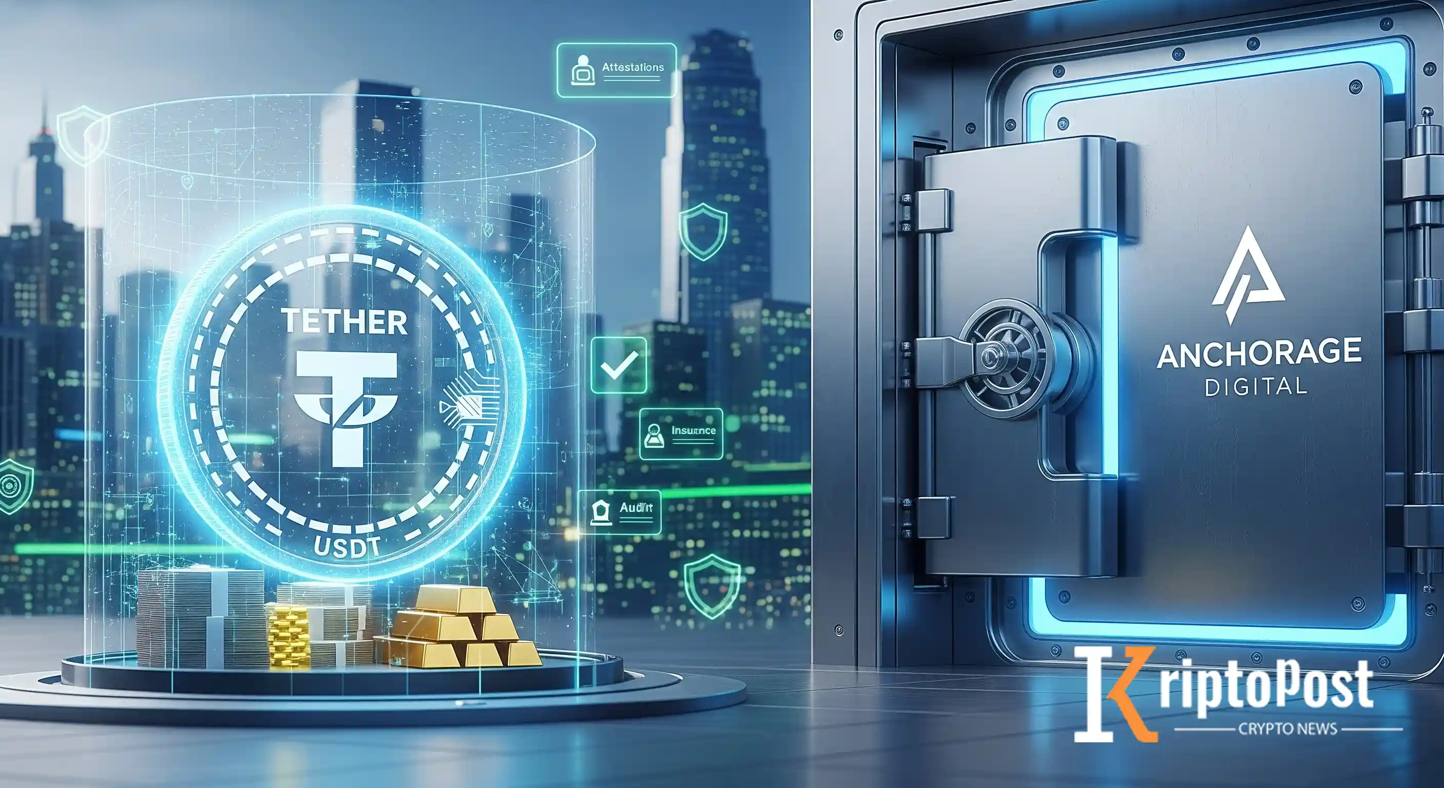 Tether, Anchorage Digital'i Seçerek ABD Stabilcoinleri İçin Yeni Standardı Belirliyor