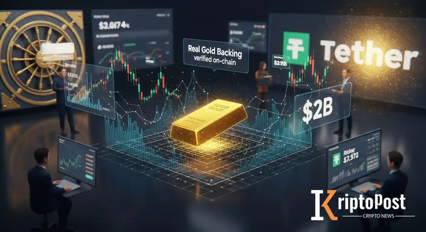 Tether Gold 2 Milyar Dolar Değerine Ulaştı: Yatırımcılar Dijital Külçe Altına Kilitleniyor