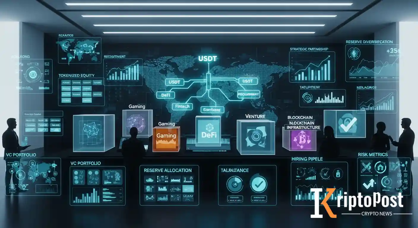 Tether'in Hızlı Büyüme Hamlesi: Eksantrik VC Portföyü ve Agresif İşe Alım Stratejisi