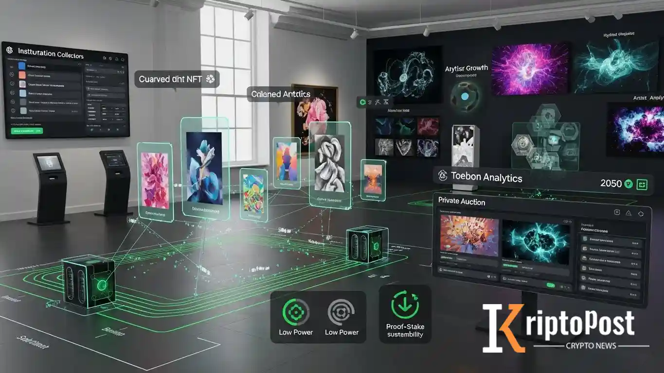 Tezos Sanat Ekosistemi 2025'te Güçlü Kurumsal Benimseme Ve Sanatçı Büyümesi Gösterdi