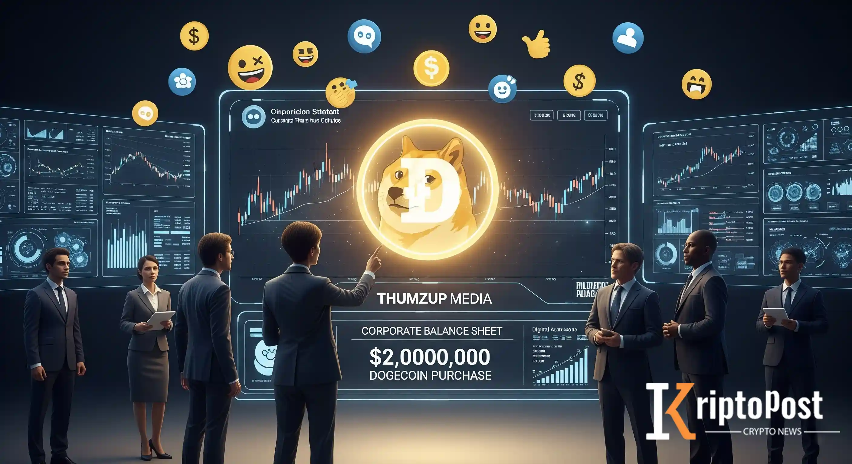 Thumzup Media Dogecoin Hazinesini 2 Milyon Dolarla Güçlendirdi