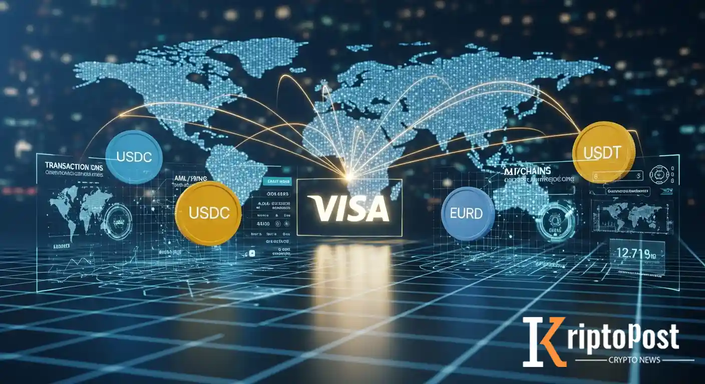 Visa Dört Yeni Stablecoin Desteği Getiriyor: Artan Taleple Ödeme Ağına Entegrasyon